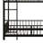Sturdy Metal Bunk Bed Frame With Built-In Slide, Ladder, Fence And Door-1608630234