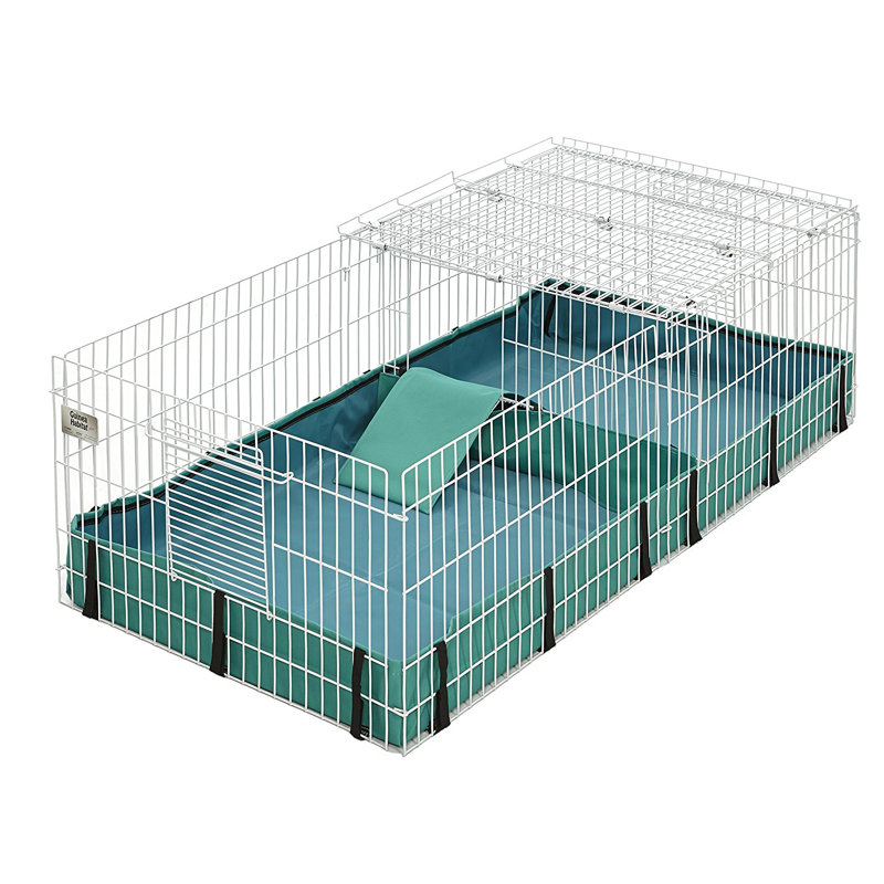 Cage pour cochons d'Inde avec habitat