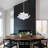 1-Light Pendant Light Flower White-972969280