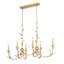 Lustre linéaire à 6 lumières Aslin-123223222
