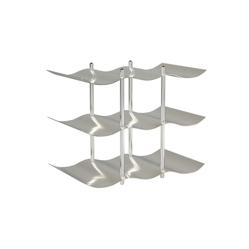 Tabletop Wine Bottle Rack Silver