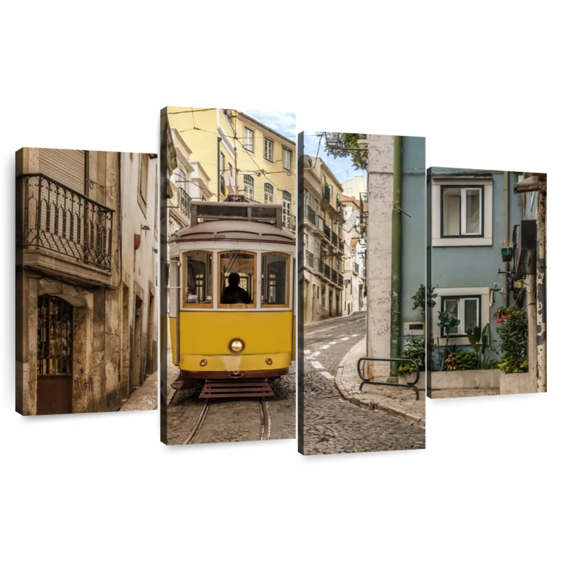 Mehar Lisbon Tram Ride, 22" H x 36" W