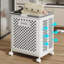 Collapsible Laundry Basket With Wheel Foldable Portable Hamper For Dirty Clothes-white-836720658