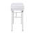 Metal Vanity Desk With One Drawer, White-1957697842