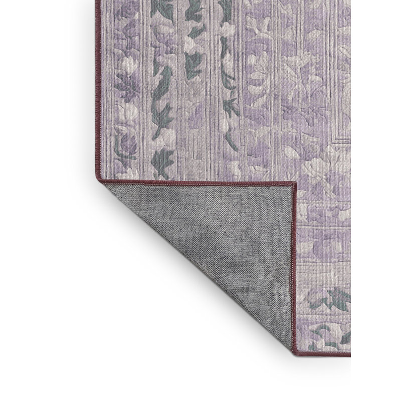 Machine Washable Beige Area Rug, Runner 2' x 4'