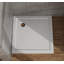 Base de douche 32 po x 32 po - Bac de douche sans seuil avec bonde centrée, surface antidérapante pour une entrée sécuritaire (fabrication en acrylique)
