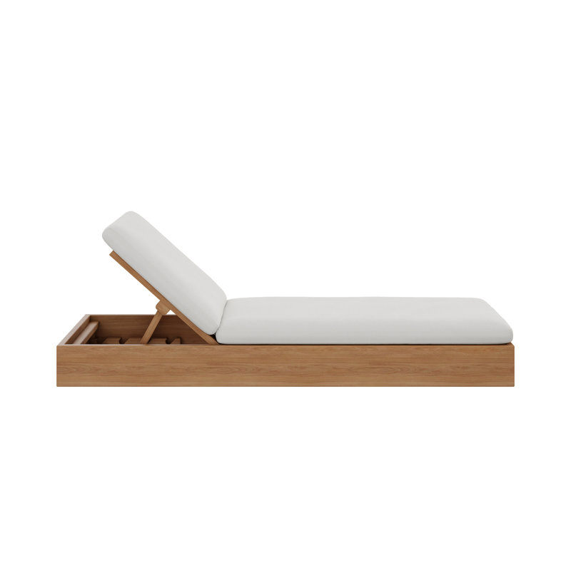 Beja Chaise Lounge - Silver, Silver