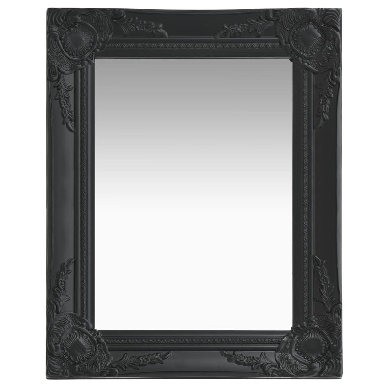 Ginsberg Mirror, 60cm H x 40cm W, Black