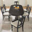Extendable Oval Wooden Dining Table-116817793