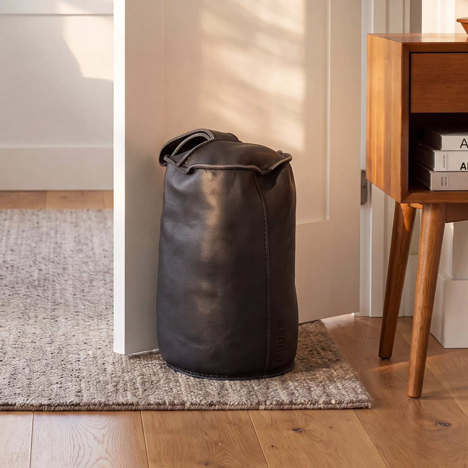 Tribune Weighted Doorstop, Black