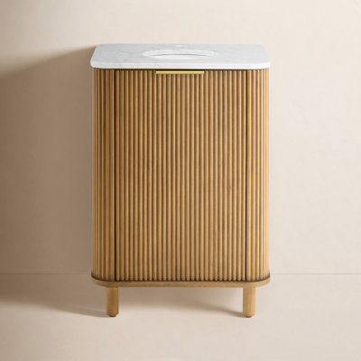 Nova 24" Marble Top Single Bathroom Vanity