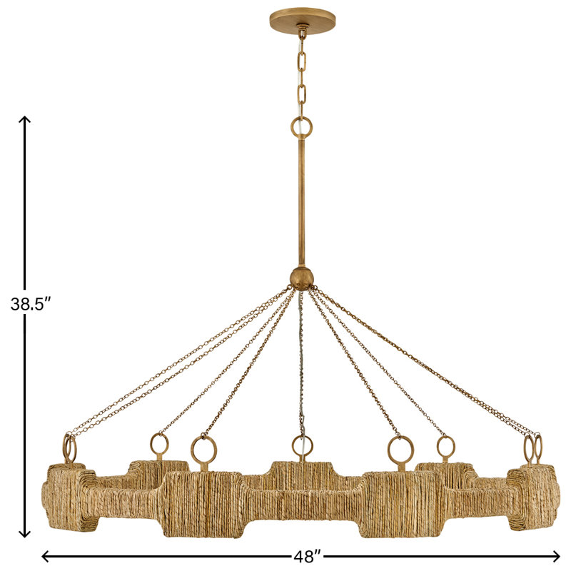 Hinkley Raffi LED Chandelier, 38.5" H x 48" W x 48" D