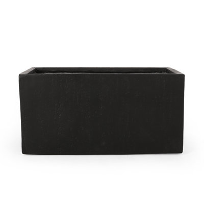 OUTDOOR LARGE SQUARE PLANTER  35''L