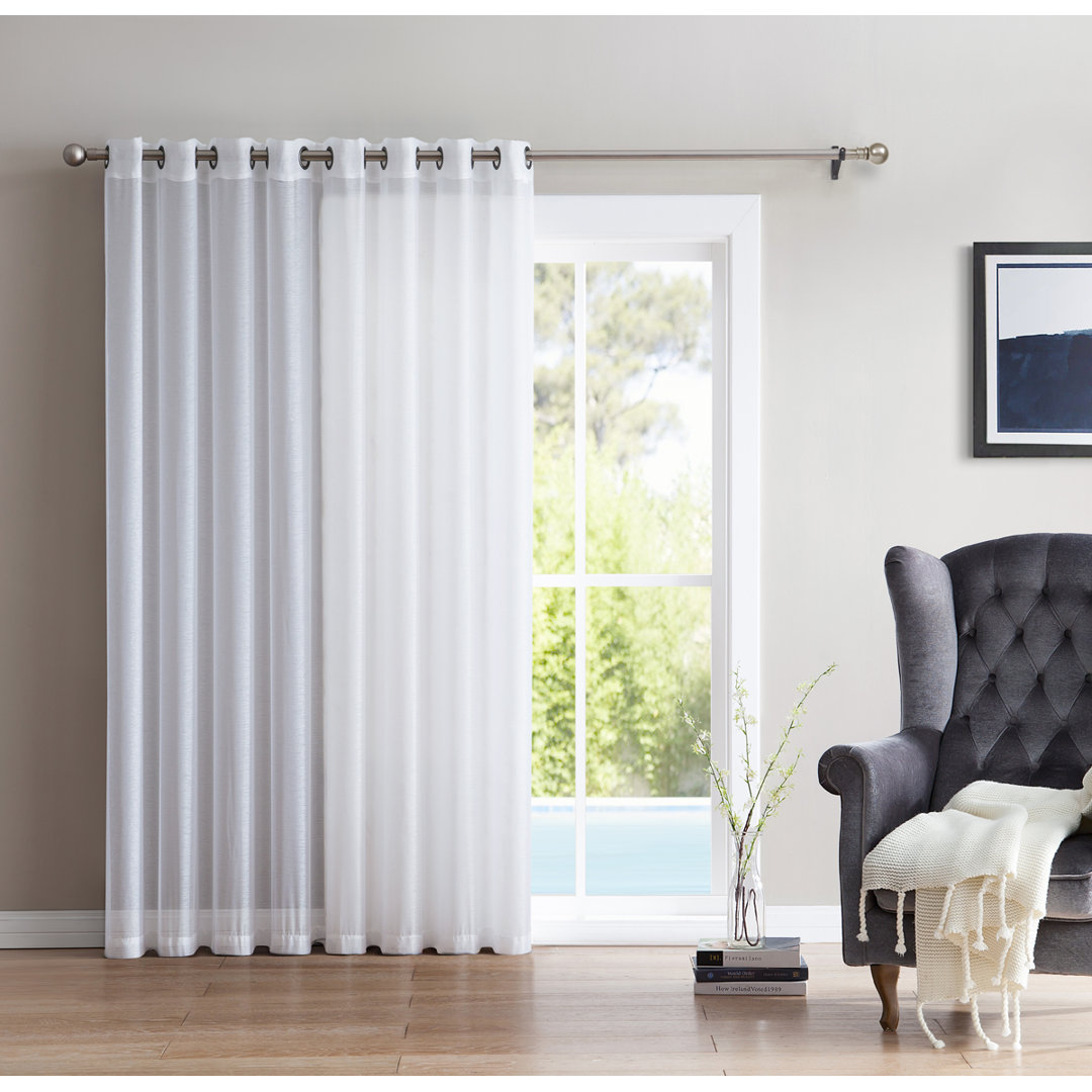 Euriah Polyester Sheer Curtain Single Panel Gracie Oaks