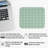 Abstract Mint Pattern XII Patterns Modern Gaming Cute Office Laptop Desk Pad Gift Mat Square Rectangle Non-Slip Mousepad