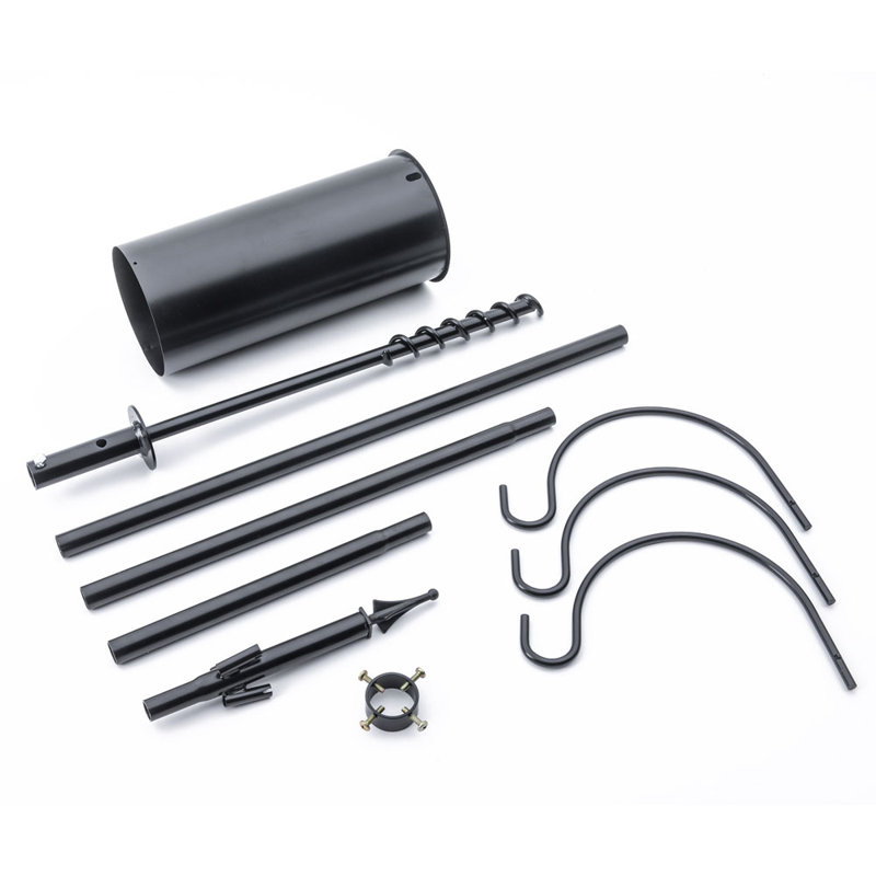 Erva 3 Arm Complete Bird Feeder Pole Set with Squirrel Baffle