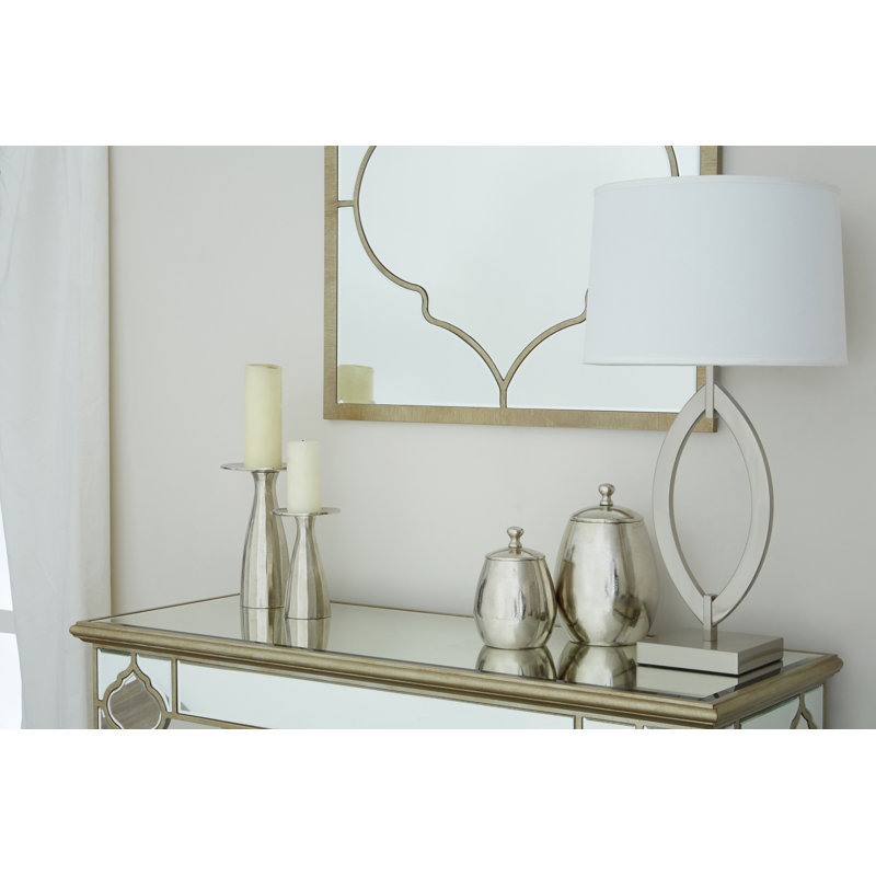 Manningtree Metal Fireplace Candlestick, 19cm H x 12cm W x 12cm D
