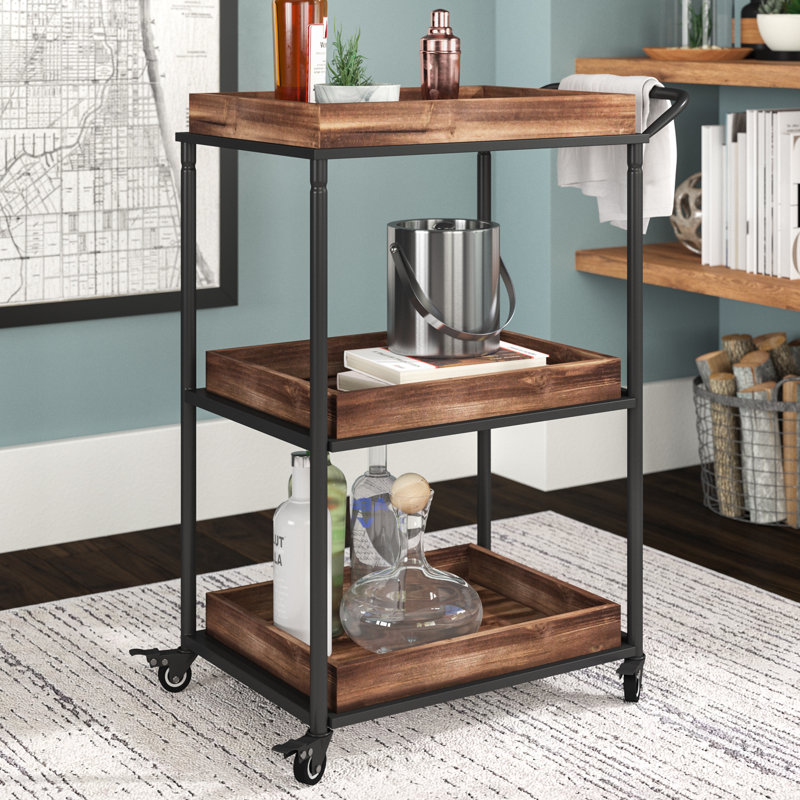 Metal Bar Cart