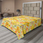 Terre, jaune, vert lime / floral