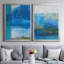 Bay Walk I - ensemble de 2 reproductions d'art sur toile encadrées-1230051650-1230051654