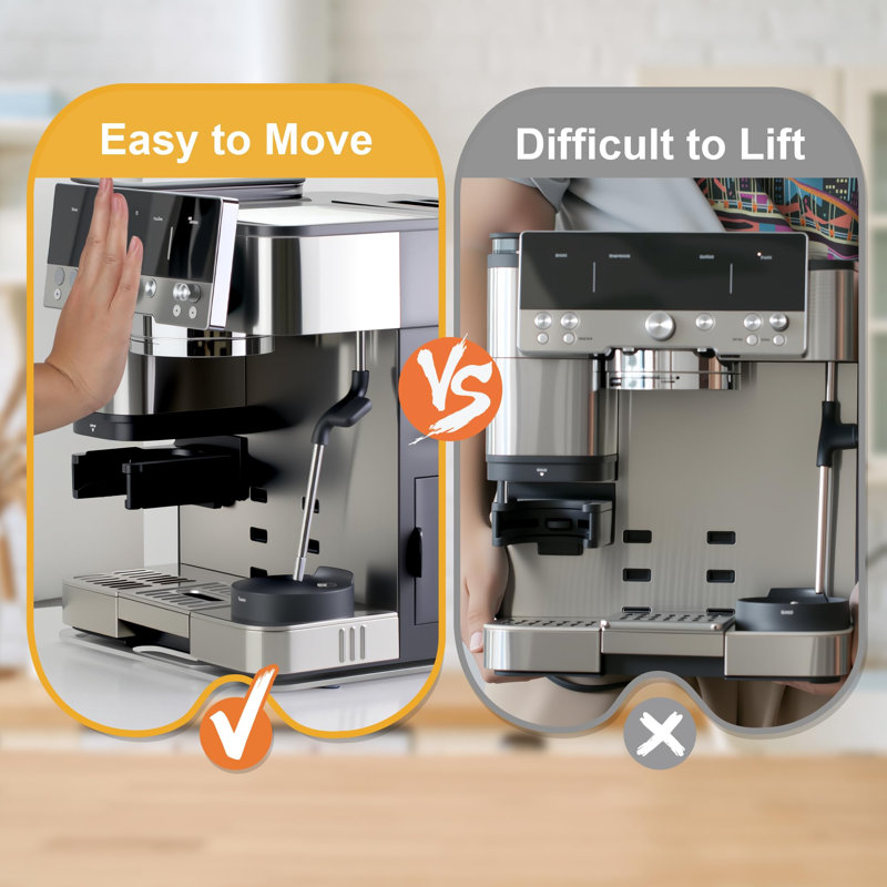 Appareil coulissant compatible avec la machine à espresso Ninja, plateau coulissant en acrylique transparent