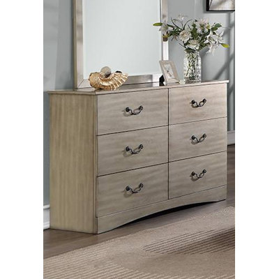 Daury 54'' W 6 - Drawer Dresser