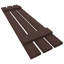 Builders Edge, paire de volets personnalisés à trois planches espacées, planche-n-lattes-96337845-96337850