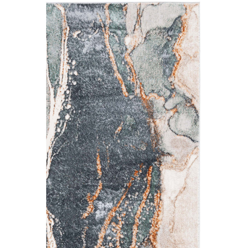 Elantra Performance Abstract Rug, Rectangle 7'9" x 9'6"