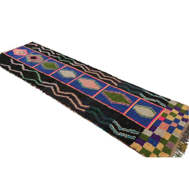 One-of-a-Kind 3'x10'4” Hand Knotted Area Rug