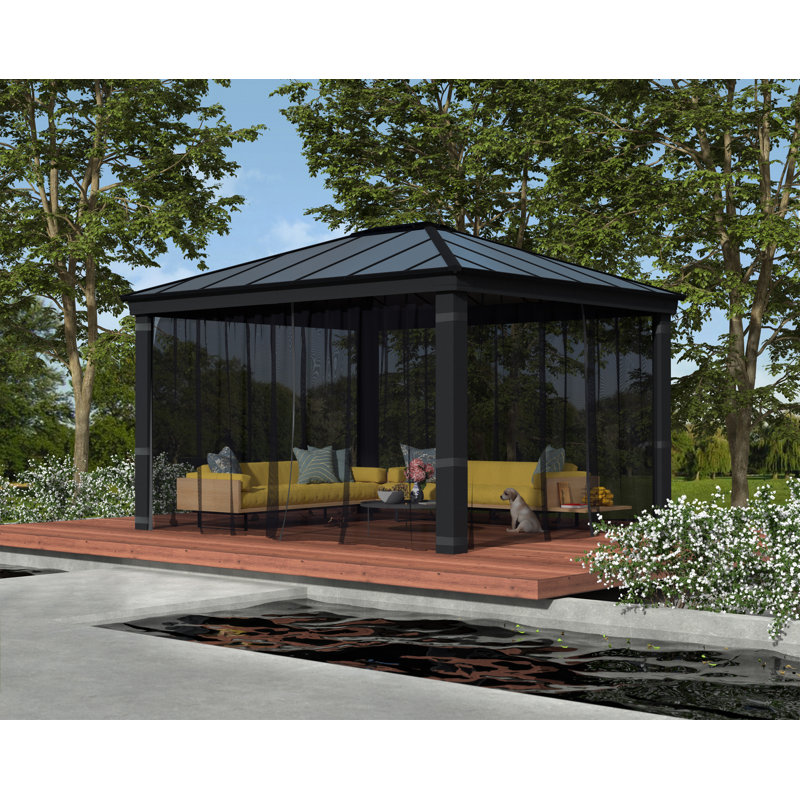 Gazebo Screen, 212cm H x 409cm W x 212cm D