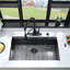 Évier de cuisine encastrable avec accessoires L 32 po x l 19 po Workstation