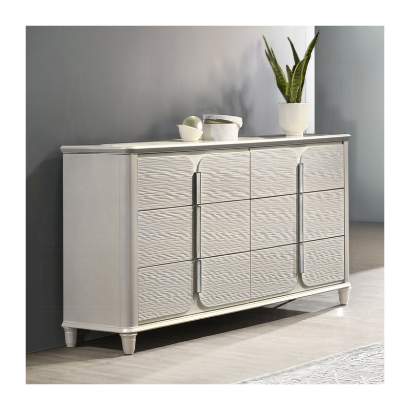 ACME Laveda Dresser, Pearl White Finish