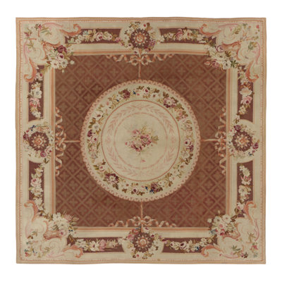Antique One-of-a-Kind 11'1" X 11'3" Area Rug