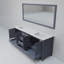 Meuble-lavabo double l 72 po x P 22 po et miroir 70 po Jacques-66637741-90699651