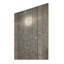 Gris abstrait pleine lune paysage - corail sous l'eau sous l'eau, art mural sur bois de pin naturel-1984509552