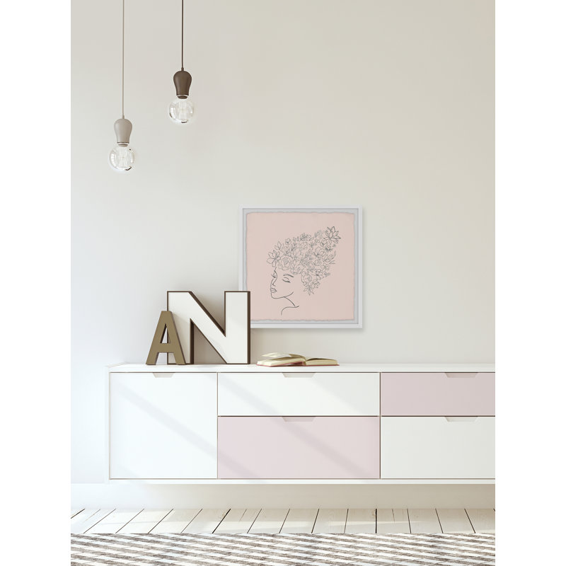 Mystery Lady by Marmont Hill - Single Picture Frame Print, 45cm H x 45cm W