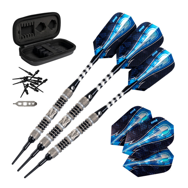 Viper Astro Soft Tip Dart, 8 Black Rings - 16 gm