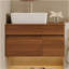 Petit meuble-lavabo flottant simple 31,5 pouces avec lavabo