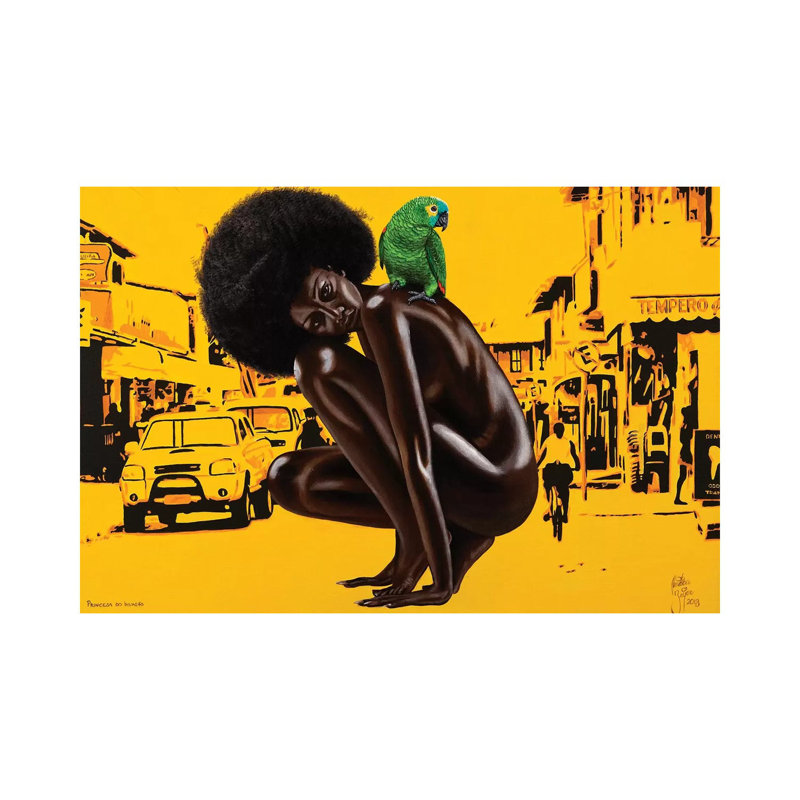 Princesa Do Invasao by Christian Beijer - Print on Canvas, Wrapped Canvas, 20.32 cm H x 30.48 cm W
