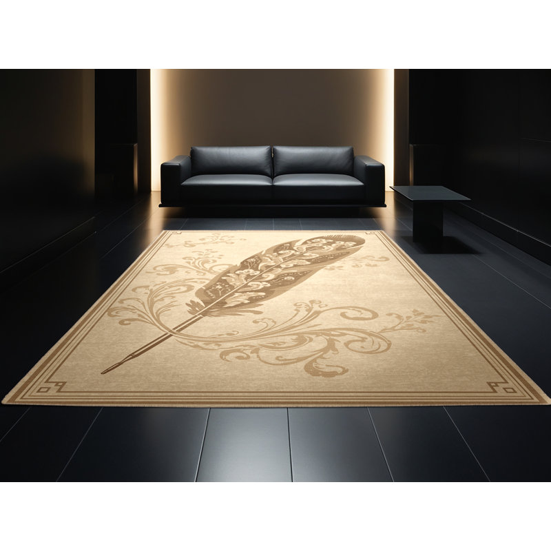 Tapis oriental classique lavable à la machine Parnika, 4 x 6