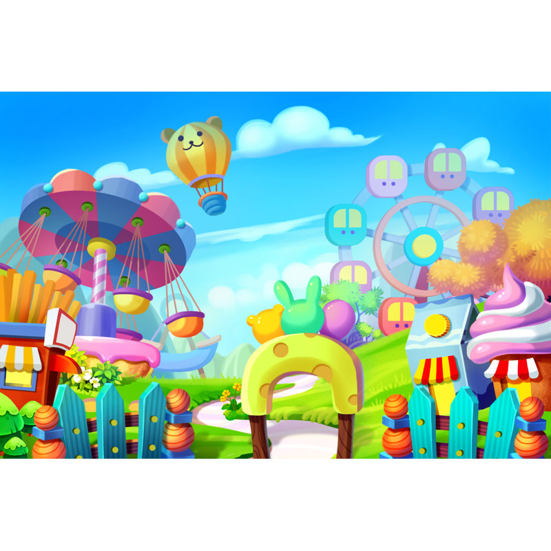 Colorful Playground - Wrapped Canvas Print, 61cm H x 91cm W x 3.8 cm D