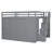 Full Size Wood Loft Bed With Built-in Wardrobes, Cabinets and Drawers-2097247710
