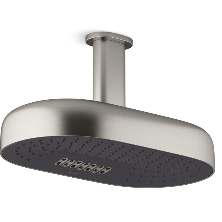 Statement™ 10 in. Ceiling-Mount Two-Function Rainhead Arm And Flange
