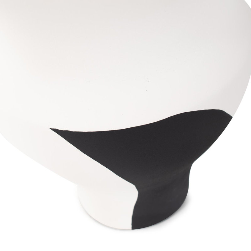 Witta Black and White Vase- Tall