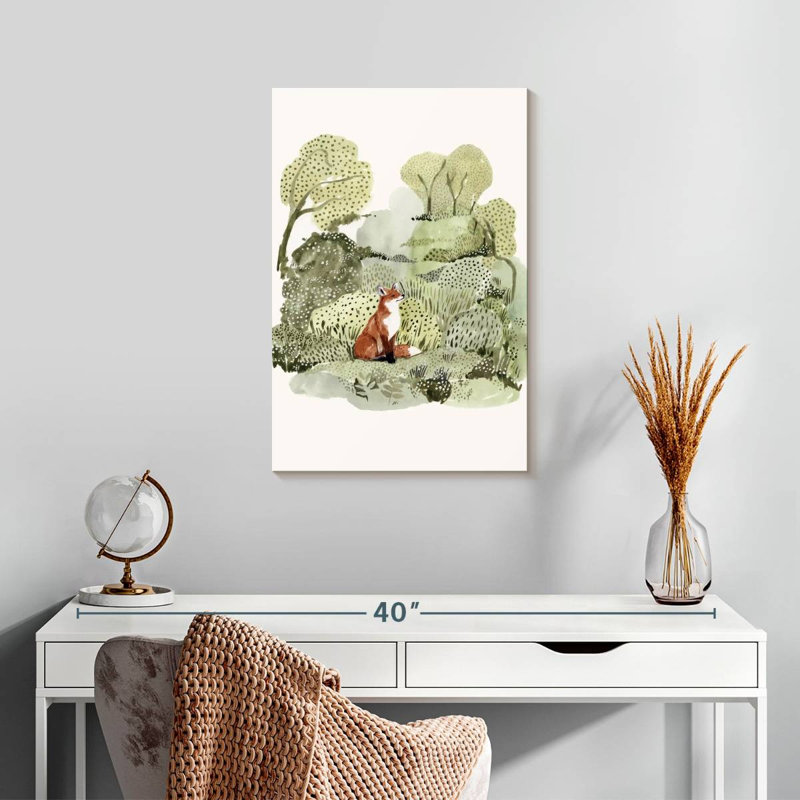 Brampt Fox Glen I, 24" H x 16" W