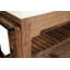 Rustic 61" Wide Oak Kitchen Island, Natural