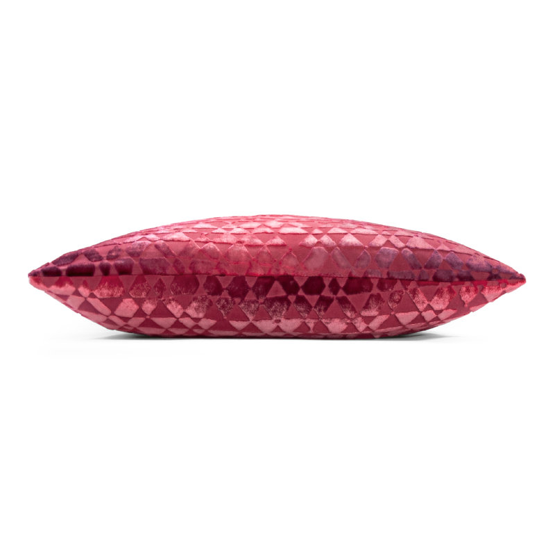 Velvet Square Pillow Cover & Insert, Boysenberry, 22" x 22"