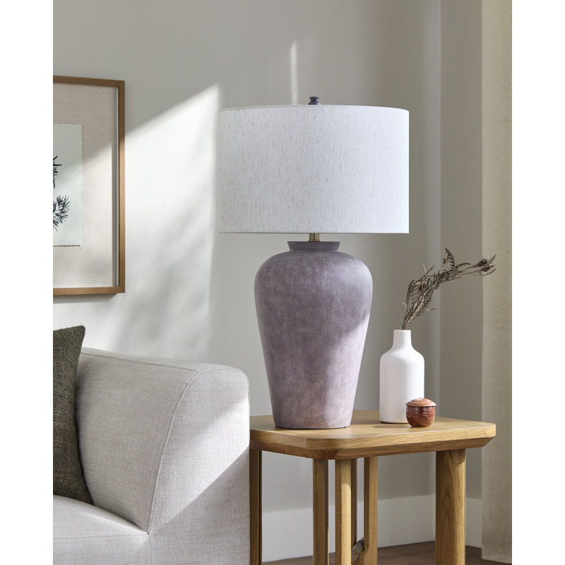 Feinberg Table Lamp, Blush, Cream