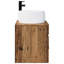 Single Bathroom Vanity with Ceramic Basin-165279805