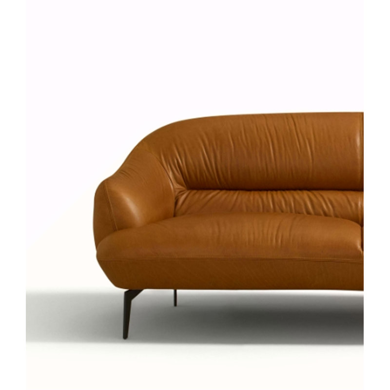 Causeuse en cuir Leonia